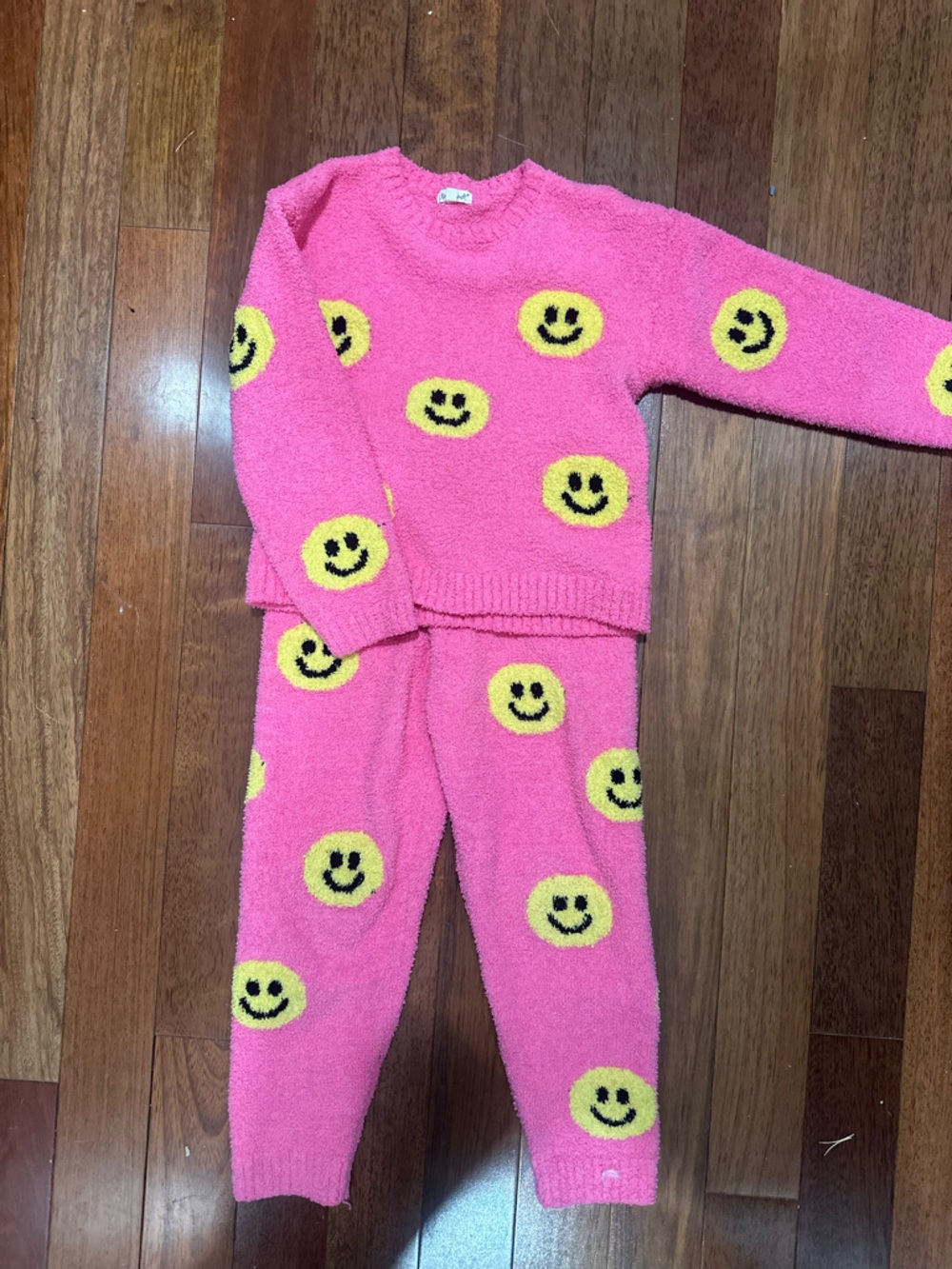 Kate Mack Hot Pink Textured Knit Top